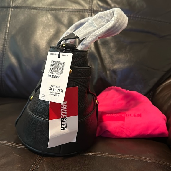 Bruceglen mini harness tote bag in black - NWT Retail $395 - Picture 5 of 15